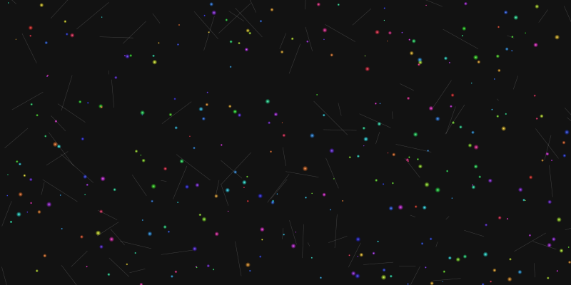 Audio-reactive particle system visualization